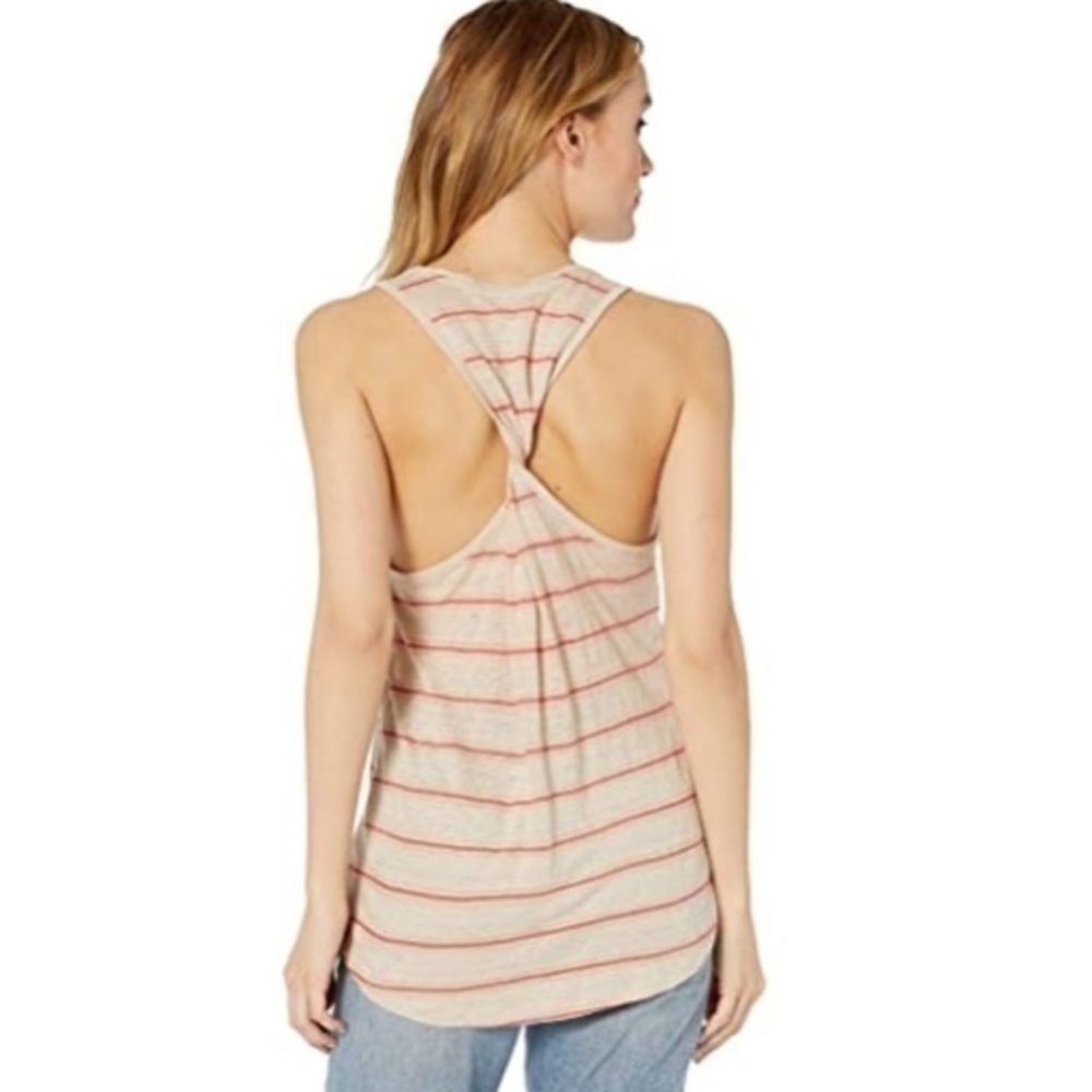 JOIE Rayson Twisted-racerback Tank In Flax - Picture 2 of 5